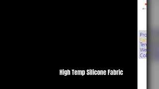 High Temp Silicone Fiberglass Fabric